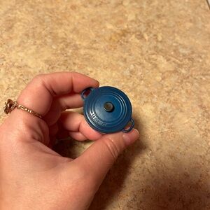 Le Creuset Petite Cobalt Blue Pot